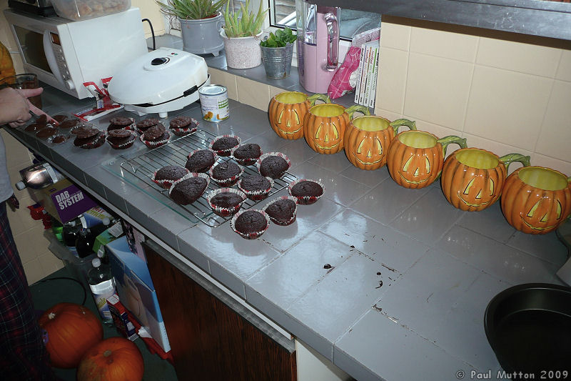 P1030294 Making chocolate cakes